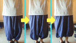沖縄技研 サルエルパンツ