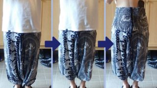 沖縄技研 サルエルパンツ