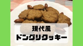 現代風ドングリクッキー 作り方 レシピ マテバシイ